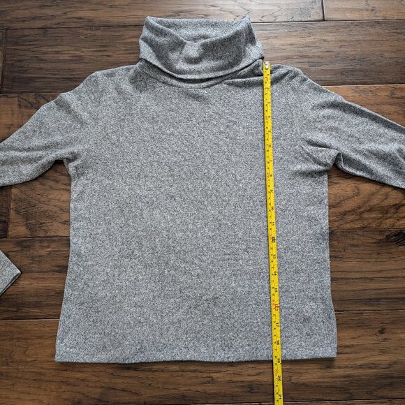 aerie cropped turtleneck heathered grey size small - Picture 13 of 13